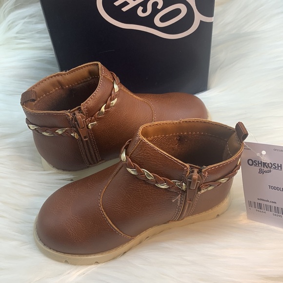 OshKosh B'gosh® Pattie Toddler Girls' Ankle Boots - Picture 4 of 12